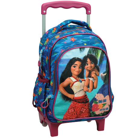Fille-Accessoires-Fourniture scolaire-Cartable-Sac à dos à roulettes enfant fille - vaiana sister - pratique et coloré