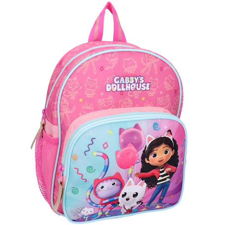 Fille-Accessoires-Sac à dos maternelle 29 cm gabbys dollhouse zippé 2 poches