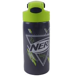 Puériculture-Repas-Vaisselle, coffret repas-Gourde et thermos-Gourde inox nerf 500 ml – fermeture à clapet, bec intégré