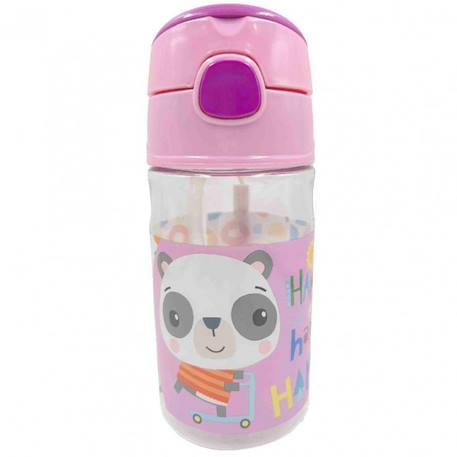 Garçon-Accessoires-Fourniture scolaire-Gourde-Biberon d eau avec paille et anses 350 ml panda – fisher-price