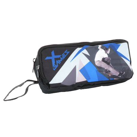Garçon-Accessoires-Cartable, trousse-Trousse ovale en toile résistante x-games