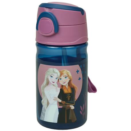 Fille-Accessoires-Gourde en plastique la reine des neiges à paille 350 ml