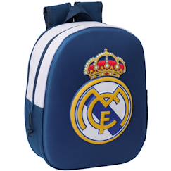 Sac à dos enfant 3d real madrid c.f. – 33 x 27 x 10 cm  - vertbaudet enfant