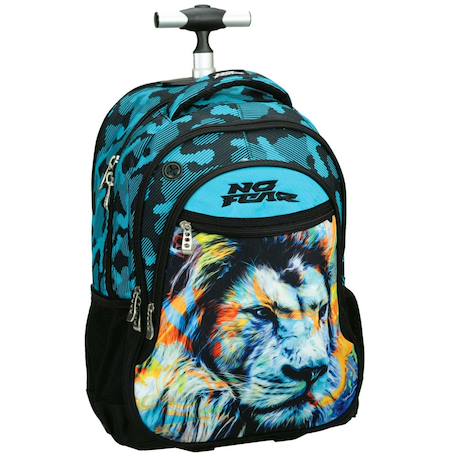 Garçon-Accessoires-Sac à dos trolley no fear lion motif camouflage 48 cm
