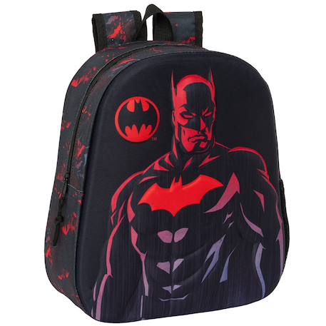 Fille-Sac à dos batman red 3d 33 cm maternelle