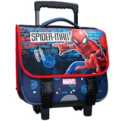 Cartable à roulettes spiderman web - 38 cm haut de gamme  - vertbaudet enfant