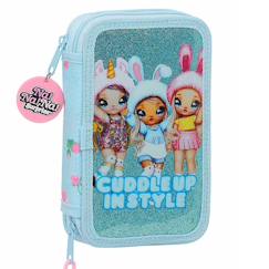 Jouet-Matériel scolaire-Trousse à fermeture zippée 2 compartiments 19 cm na! Na!