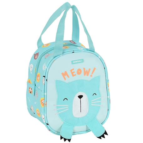 Sac goûter isotherme chat 22 cm - sac déjeuner  - vertbaudet enfant