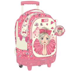Sac à dos fille chariot primaire must team pretty girl 3 compartiments 30 l  - vertbaudet enfant