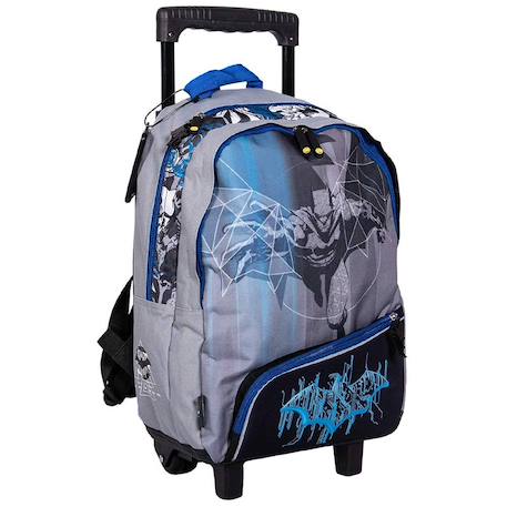 Sac à dos trolley batman en tissu imprimé 2 compartiments 41 cm  - vertbaudet enfant