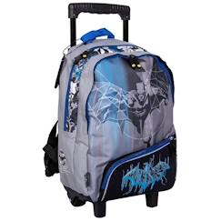 Sac à dos trolley garçon batman en tissu imprimé 2 compartiments 41 cm  - vertbaudet enfant