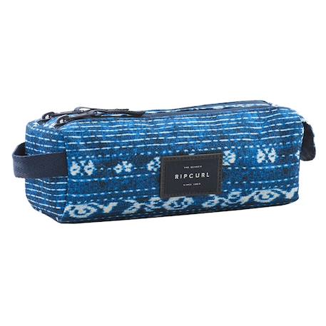 Trousse rectangulaire 2 compartiments rip curl surf - qualité premium  - vertbaudet enfant