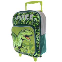 -Sac à dos trolley garçon dinosaure roarrr avec poignée télescopique 39 cm