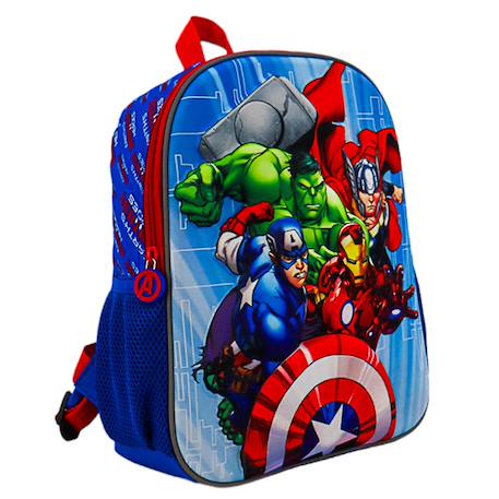 Garçon-Accessoires-Sac à dos maternelle avengers en action 32 cm