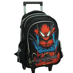 -Trolley scolaire garçon spider-man en textile