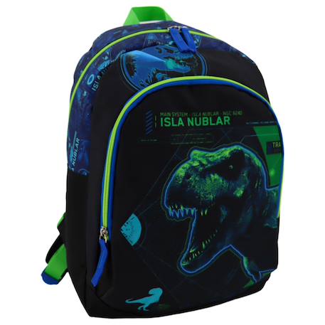 Sac à dos dinosaure jurassic world 37 cm - tissu souple zippé  - vertbaudet enfant