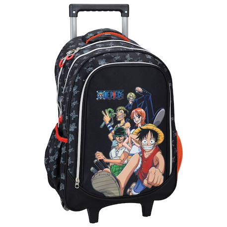 Fille-Accessoires-Cartable, trousse-Sac à dos trolley à roulettes one piece 46 cm – 2 roues et anses extensibles one piece