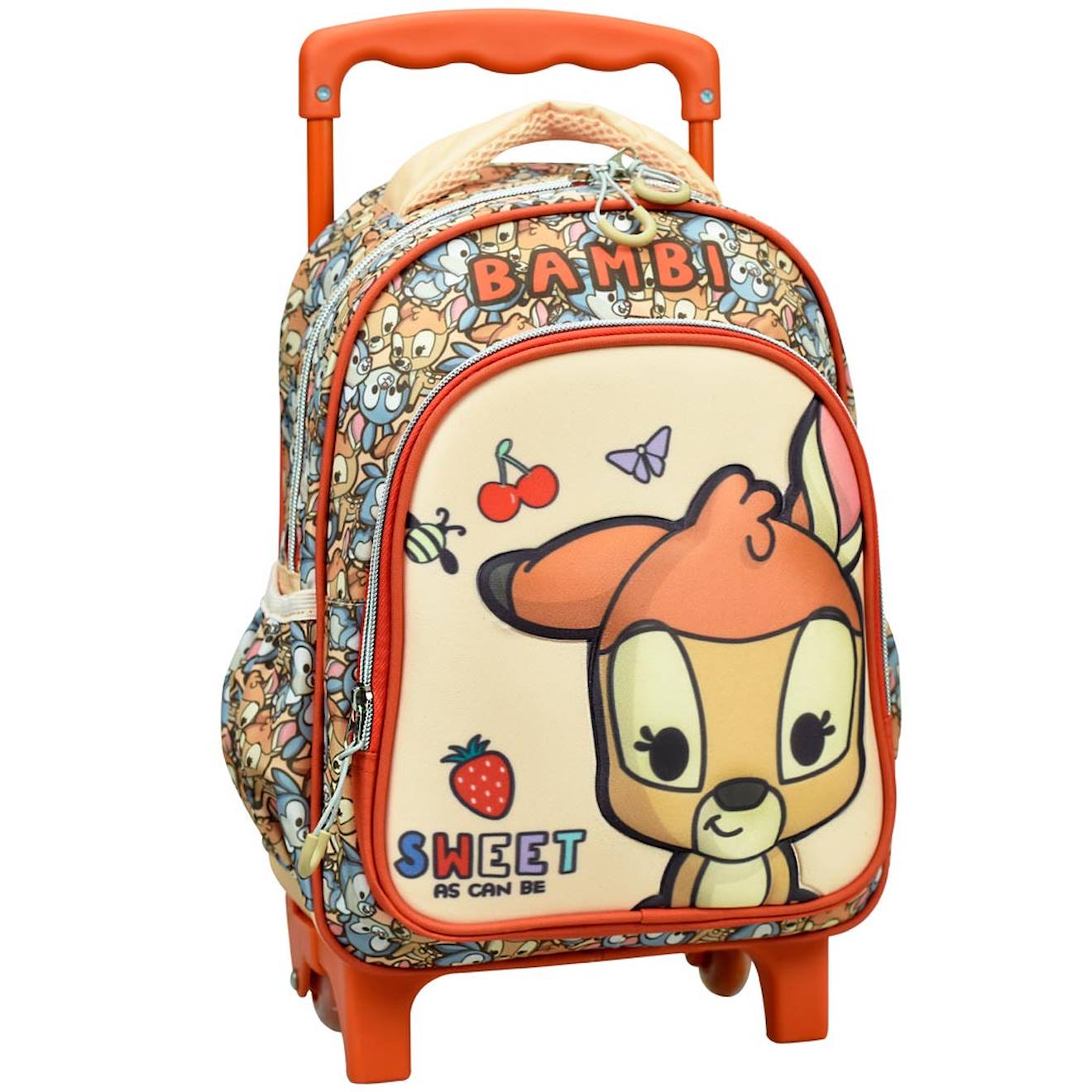 Sac À Dos À Roulettes Bambi Disney 30 Cm Trolley Maternelle Multicolore