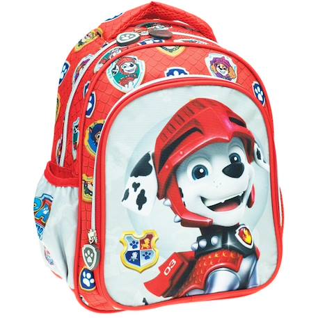 Garçon-Accessoires-Cartable, trousse-Sac à dos maternelle pat patrouille imprimé marshall en tissu synthétique