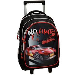 Sac à roulettes hot wheels no limit imprimé voiture 46 cm  - vertbaudet enfant