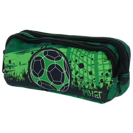 Trousse rectangulaire rembourrée polyester double compartiment must  - vertbaudet enfant