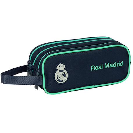 Fille-Trousse rectangulaire real madrid 21 cm - 3 cpt