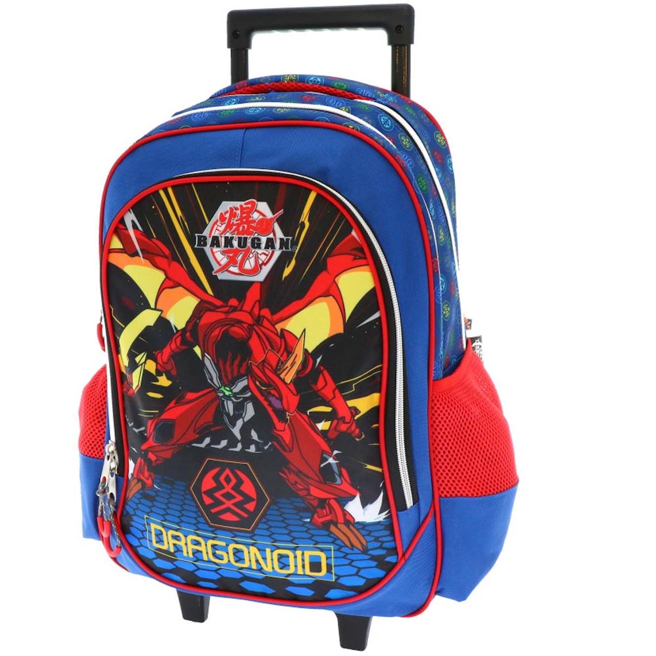 Trolley Garçon Sac À Dos Bakugan Dragonoid 45 Cm Bleu / Rouge / Noir