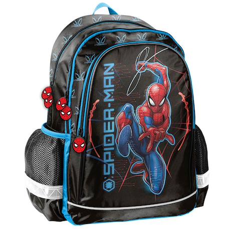 Sac à dos scolaire spider-man finition synthétique brillante  - vertbaudet enfant