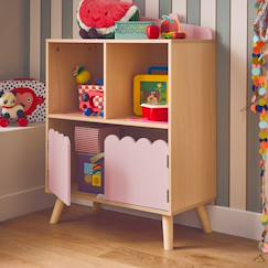 Chambre et rangement-Rangement-Bibliothèque, étagère-Bibliothèque enfant 2 étagères 2 portes