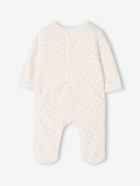 Lot de 3 dors bien bébé ouverture dos beige chiné+gris chiné+vert sauge 24 - vertbaudet enfant 