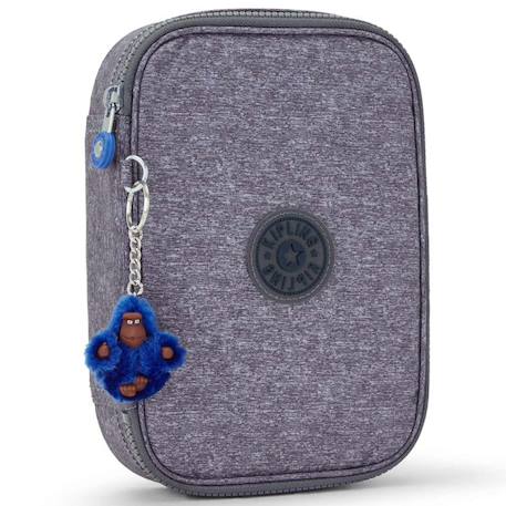 Trousse rectangulaire à fermeture zippée kipling 21 cm chiné  - vertbaudet enfant