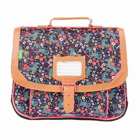 Cartable primaire 35 cm alba motifs fantaisie multicolores  - vertbaudet enfant