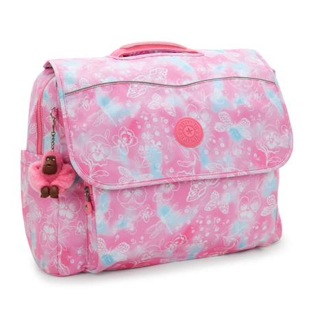 Fille-Cartable kipling codie l 41 cm imprimé floral nuageux – a4