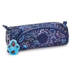 Trousse fille 2 compartiments kipling cute disco fish 22 cm - porte clé singe inclus  - vertbaudet enfant
