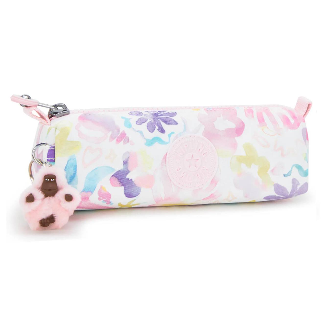 Trousse Fille Nylon Lisse Avec Porte-cl Singe Blanc Rose Bleu 24 €