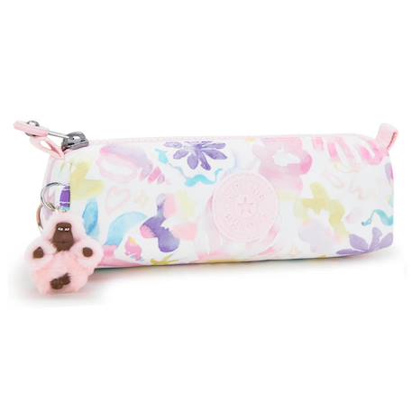 Garçon-Accessoires-Cartable, trousse-Trousse nylon lisse avec porte-clé singe