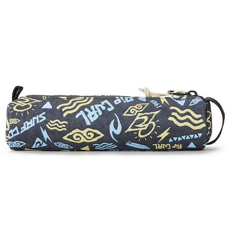 Trousse ronde rip curl surf 21 cm à fermeture zippée Noir / jaune 3 - vertbaudet enfant 