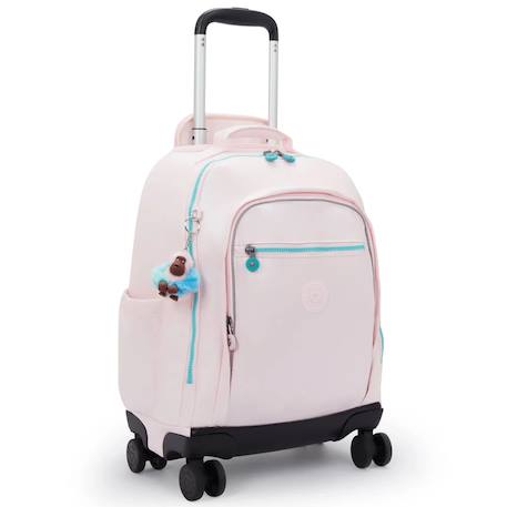 Sac à dos à roulettes kipling new zea 50 cm - haut de gamme (sea met)  - vertbaudet enfant