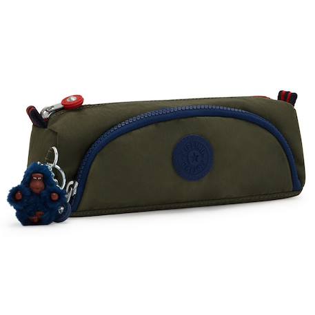 Trousse kipling cute à 2 compartiments zippés 22 cm - seaweed block  - vertbaudet enfant