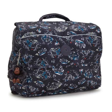 Cartable enfant kipling codie m jungle fun race 38 cm - qualité premium  - vertbaudet enfant