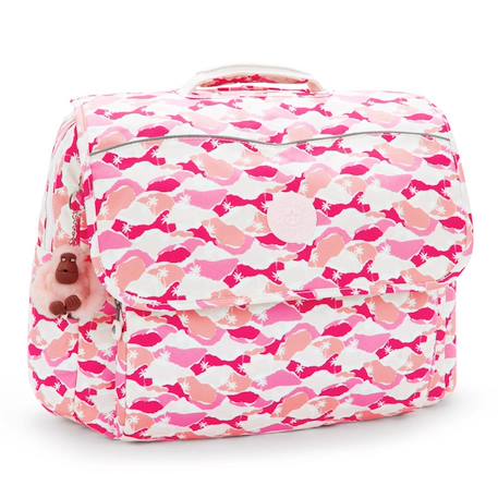Fille-Cartable fille kipling codie en polyester recyclé imprimé palm