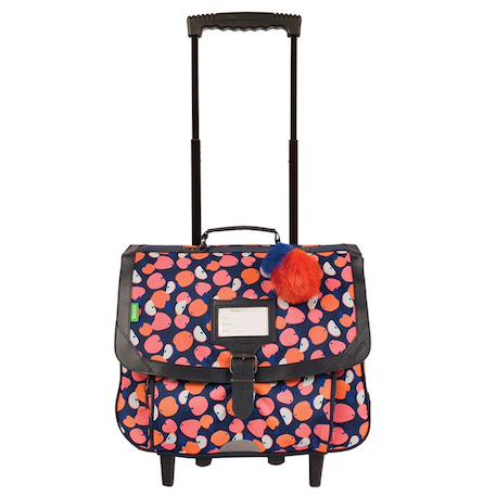 Cartable à roulettes sofia 38 cm sofia – 2 compartiments  - vertbaudet enfant