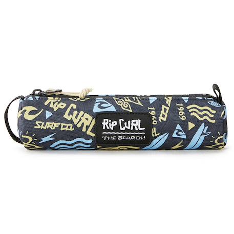 Trousse ronde rip curl surf 21 cm à fermeture zippée Noir / jaune 2 - vertbaudet enfant 