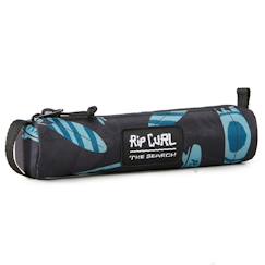 Trousse garçon ronde zippée 21 cm – 1 compartiment – motifs vagues  - vertbaudet enfant
