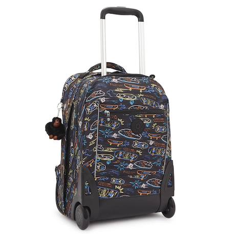 Garçon-Sac à dos trolley scolaire garçon avec compartiment ordinateur 15 pouces