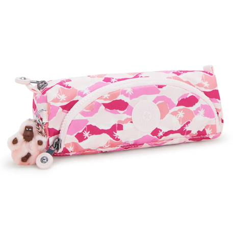 Trousse 2 compartiments kipling cute palm 22 cm  - vertbaudet enfant