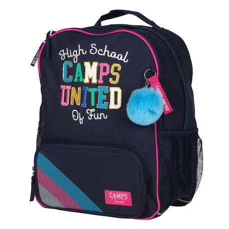 Sac à dos camps fille 42 cm – high school – 2 compartiments zippés  - vertbaudet enfant
