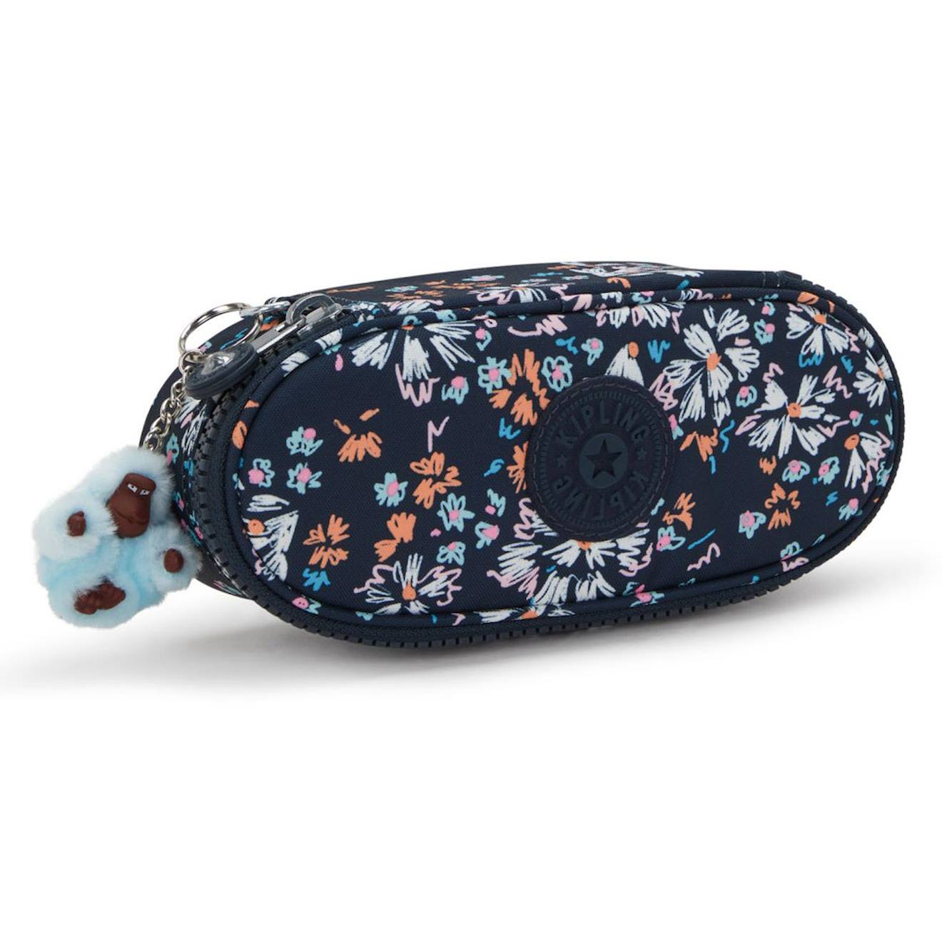 Trousse Enfant Kipling Duobox Flower Field 20 Cm, Zip, 14 Emplacements Multicolore