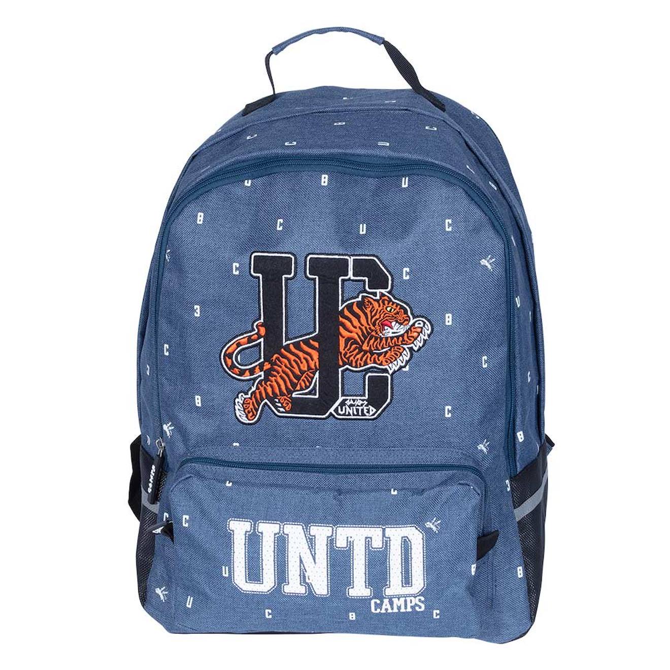 Sac À Dos Scolaire Garçon 2 Compartiments Camps 42 Cm Bleu