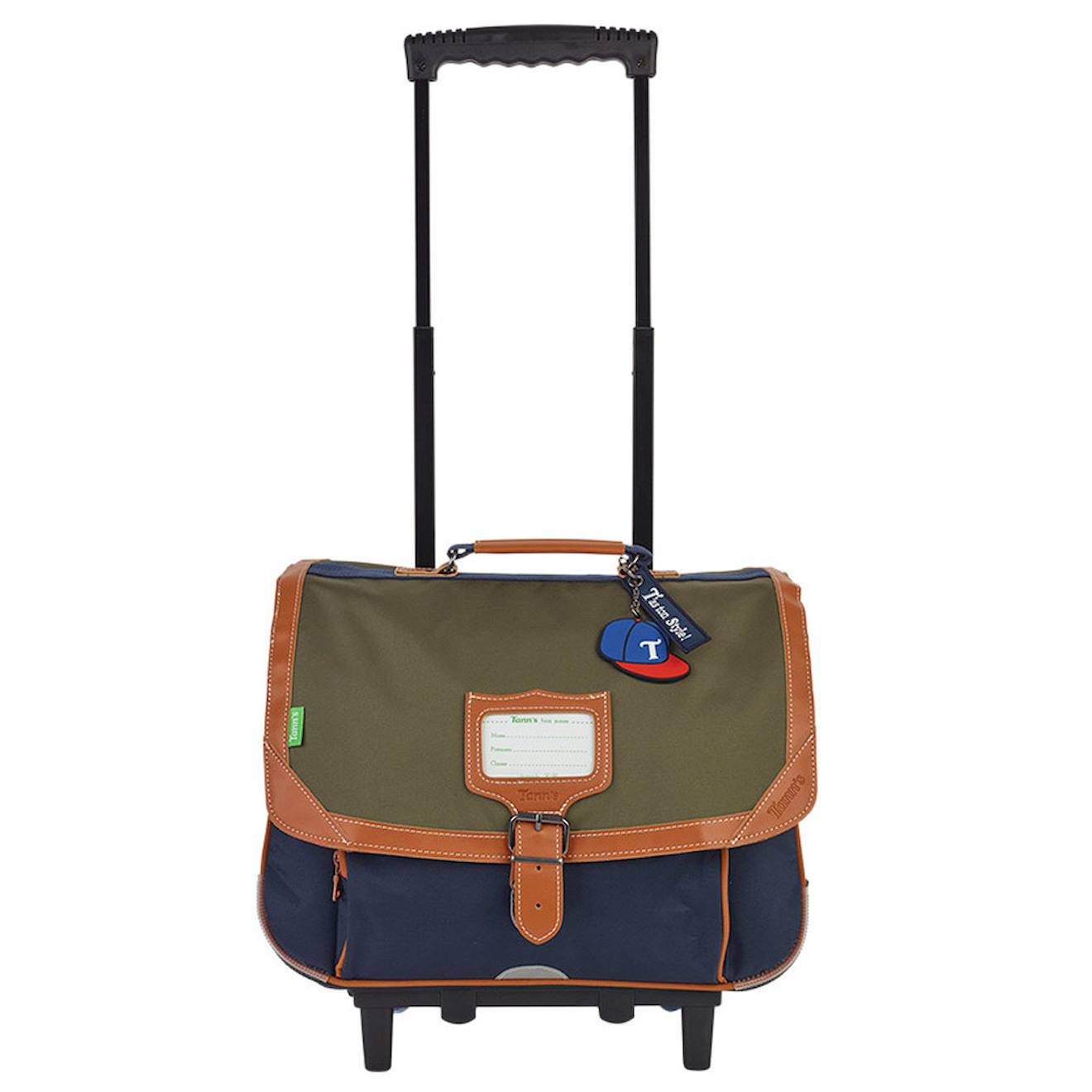 Cartable À Roulettes 38 Cm Axel Bicolore Bleu / Kaki / Bleu Cartable À Roulettes 38 Cm Axel Bicolore Bleu / Kaki / Bleu